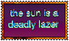 thesunisalaser